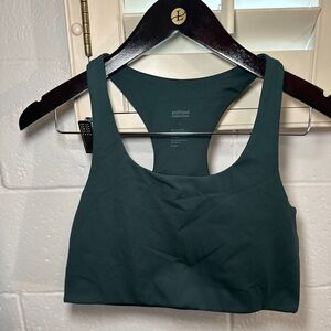 Girlfriend Collective Dark Green Sports Bra